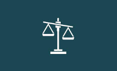 Pictogramme balance justice